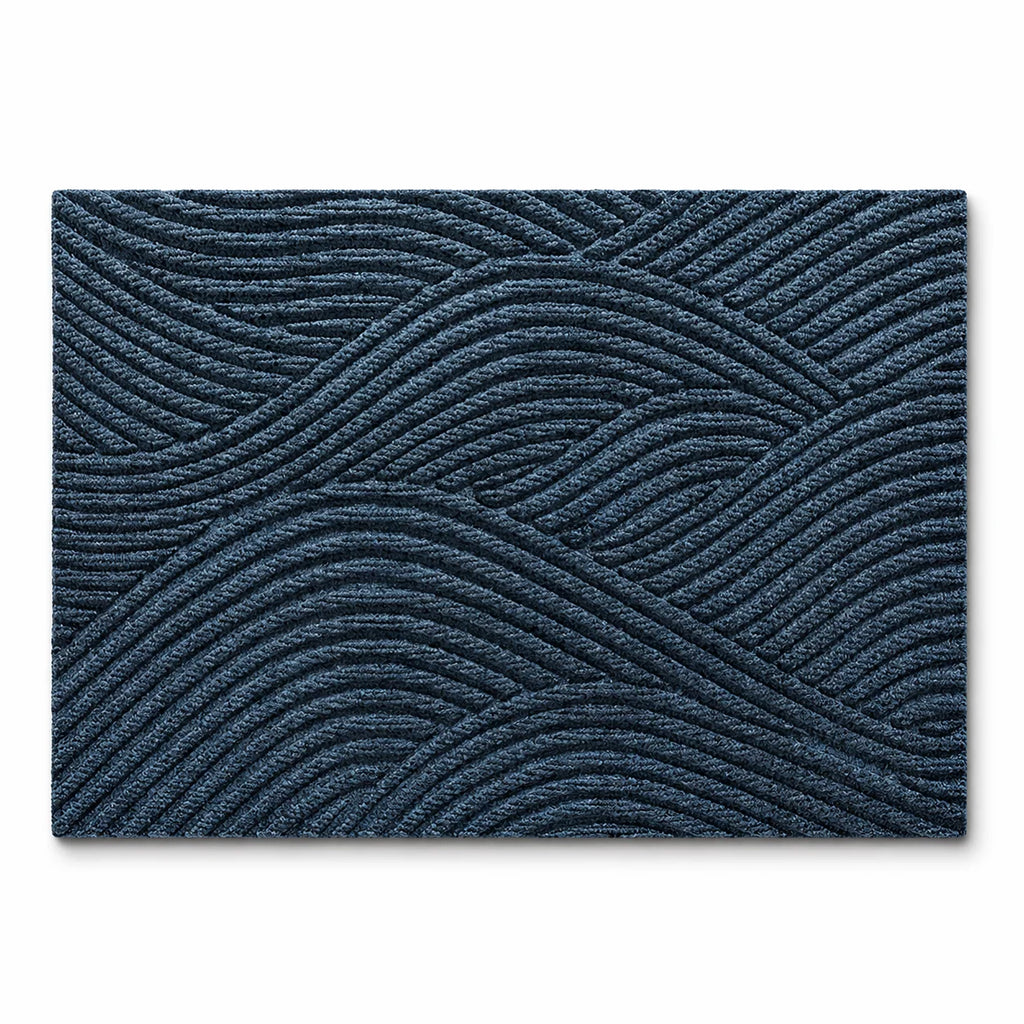 Indoor outdoor entry mat available in green, gray, khaki and blue