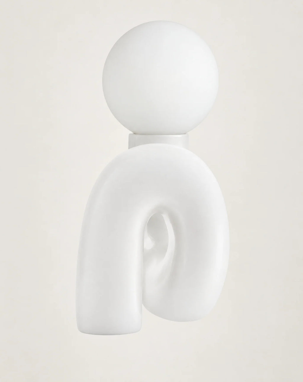 Elocci | Stylish Sculptural Resin Frosted Glass Table Lamp 2