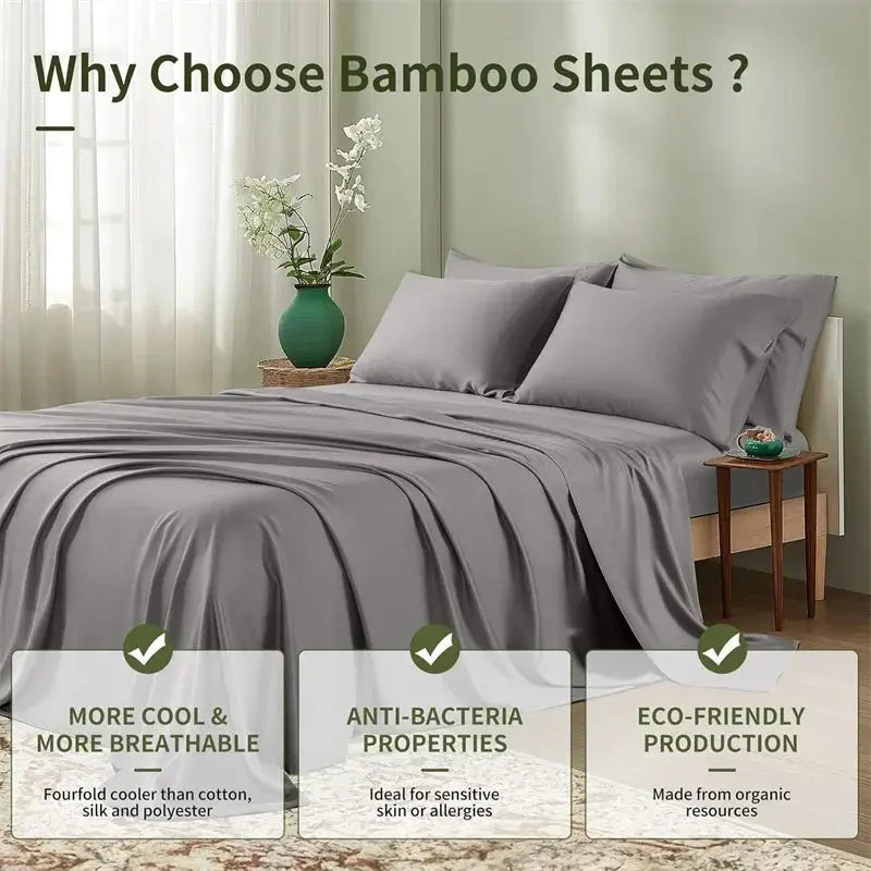 Benefits of bamboo sheets: cool, breathable, eco-friendly