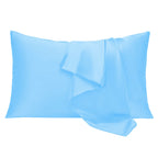 Blue pillow protector