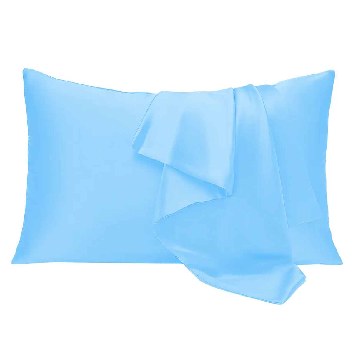 Blue pillow protector