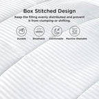 Box stitched design keeps filling in place