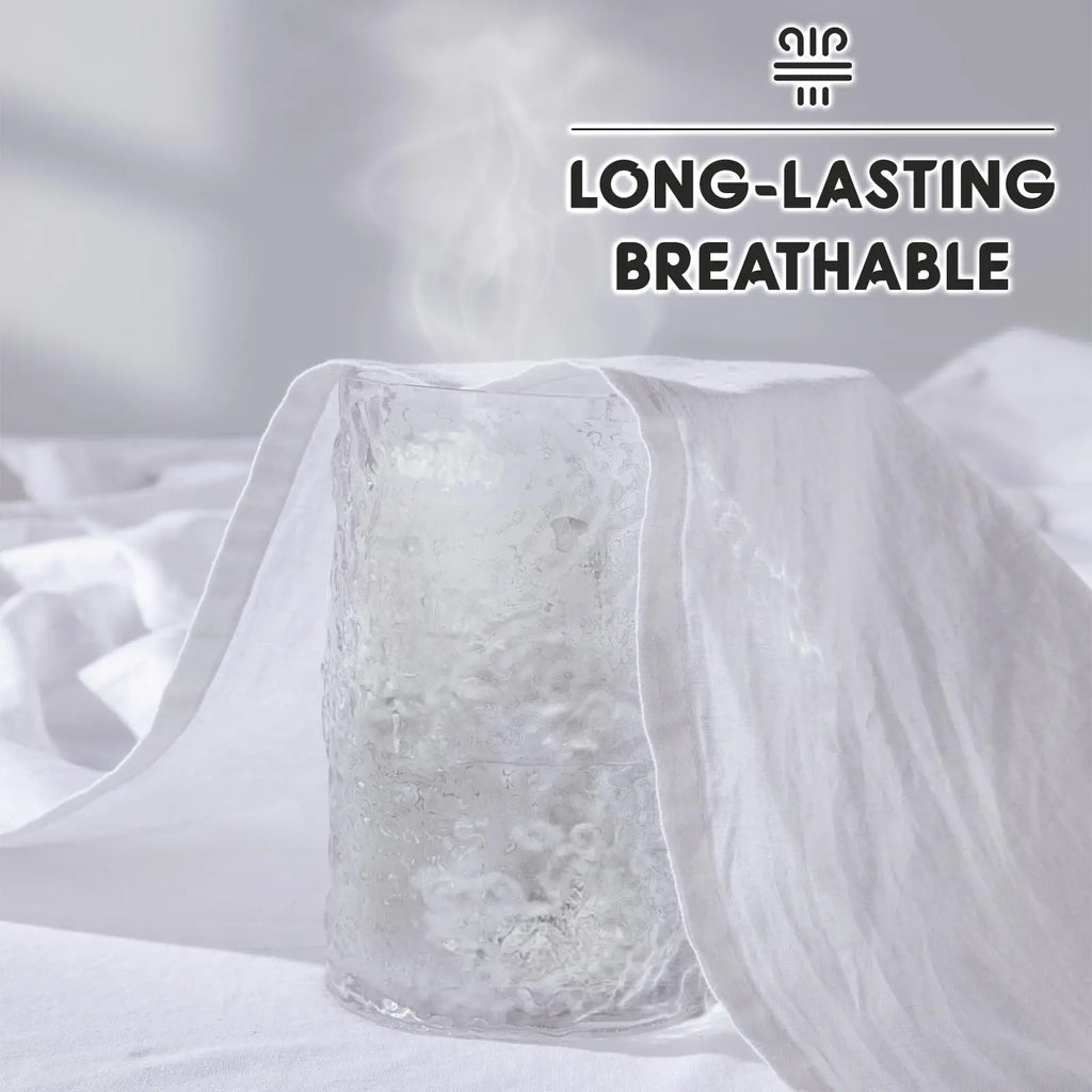 Breathable linen sheet fabric