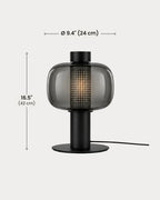 Breva table lamp dimensions in inches