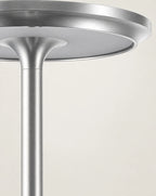 Close-up of aluminum lamp shade
