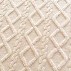Close-up of embossed diamond fleece texture