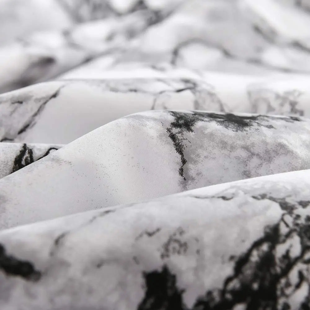 Close-up of marble print microfiber