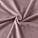 Close-up of mauve plush velvet