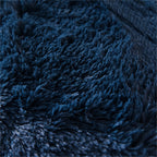 Close-up of shaggy faux fur pile