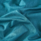 Close-up of teal velvet texture