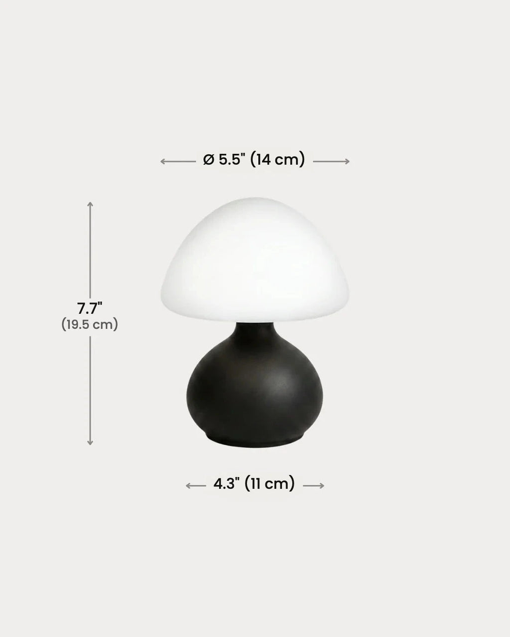 Garlen table lamp dimensions in inches