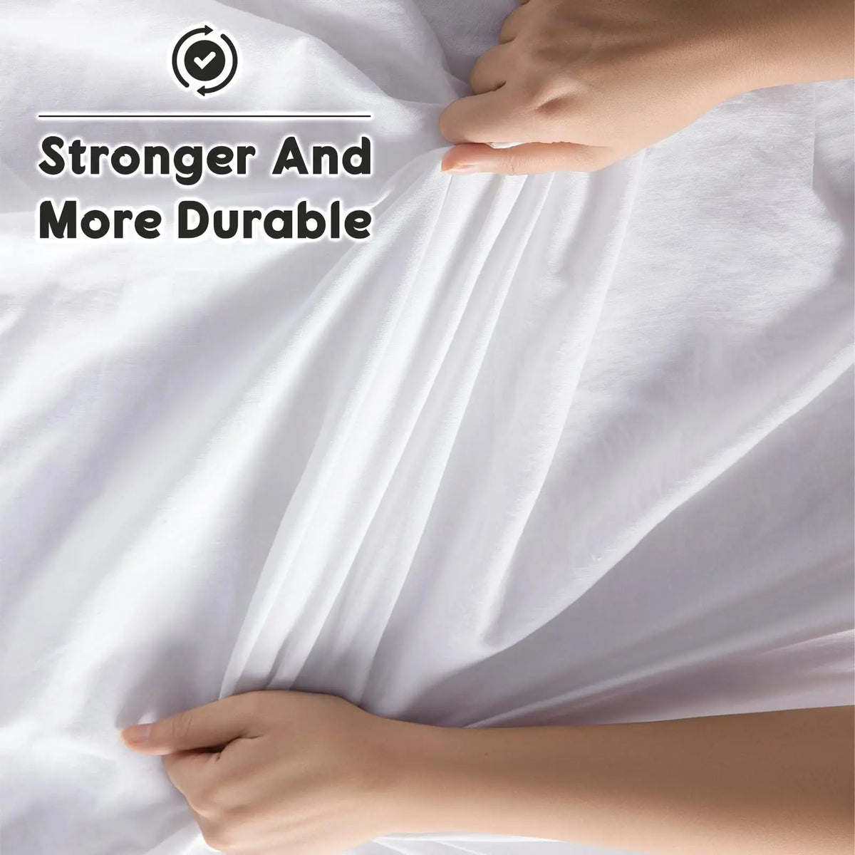 Hand pressing durable linen sheet