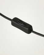 Inline cord switch on lamp cable