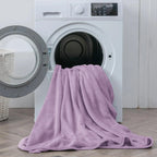Machine washable fleece sheet in washing machine