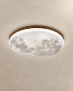 Moon ceiling light with cool white light