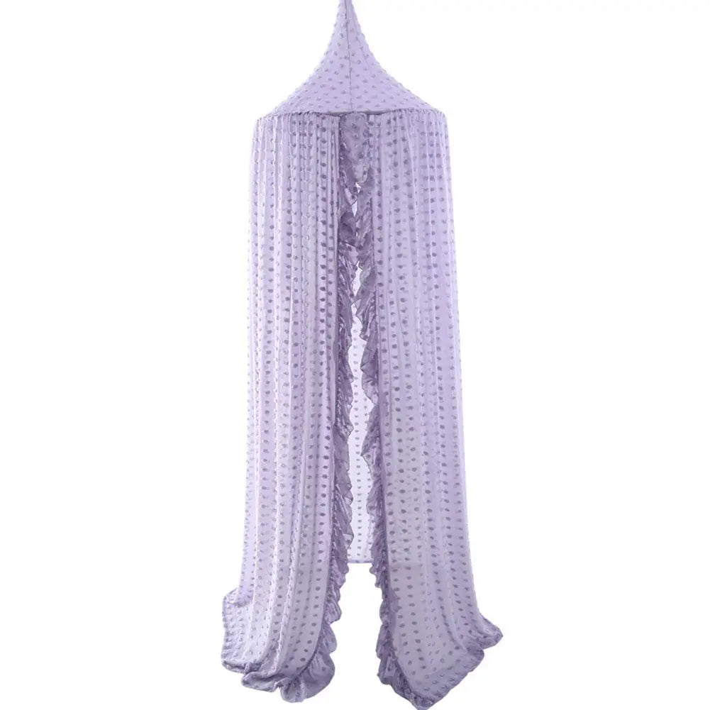 Purple dome bed canopy