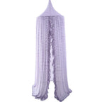 Purple dome bed canopy