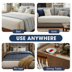 Sheet straps for bed, sofa, RV and table
