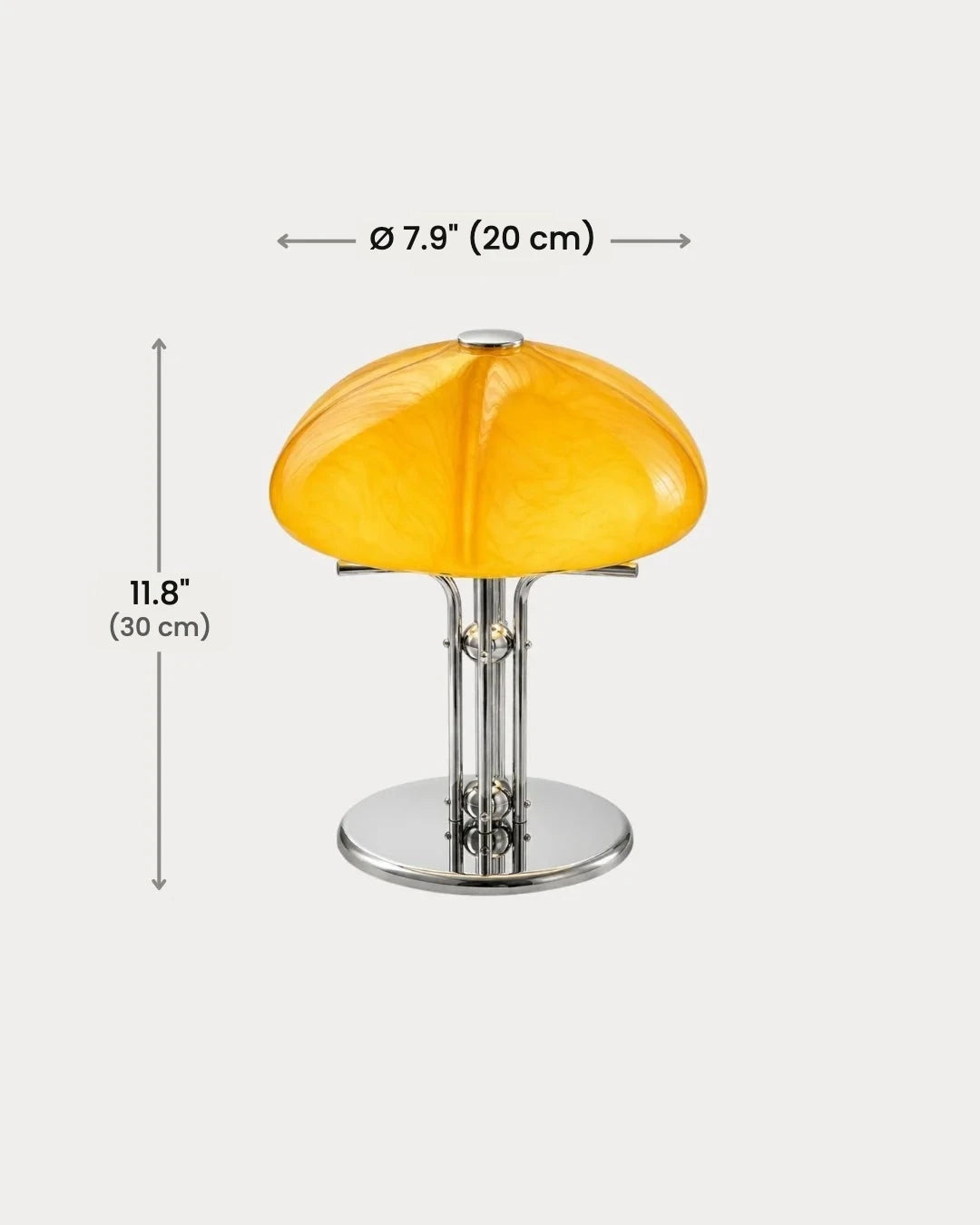 Solmeo table lamp dimensions in inches