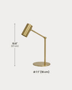 Warno desk lamp dimensions in inches
