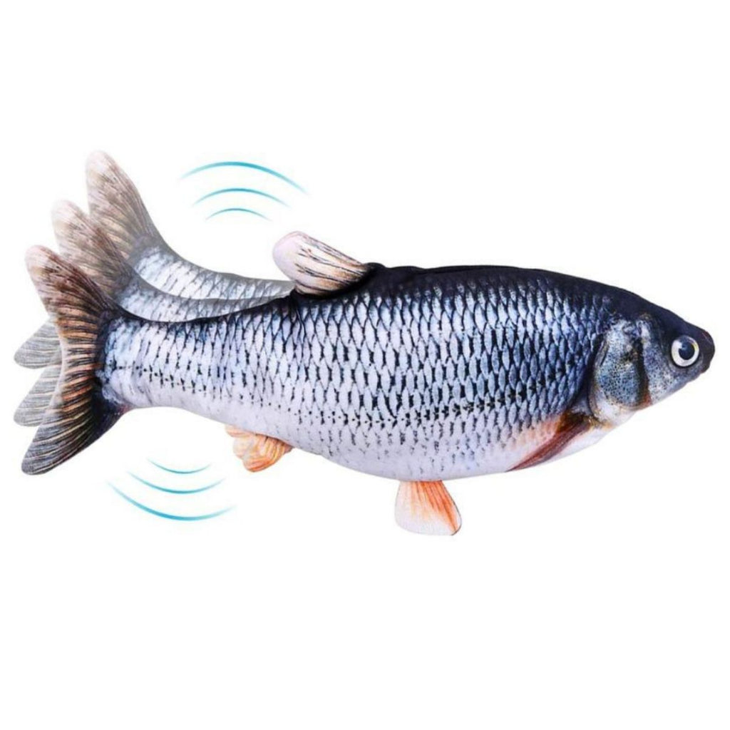 Floppy fish dog toy grass carp